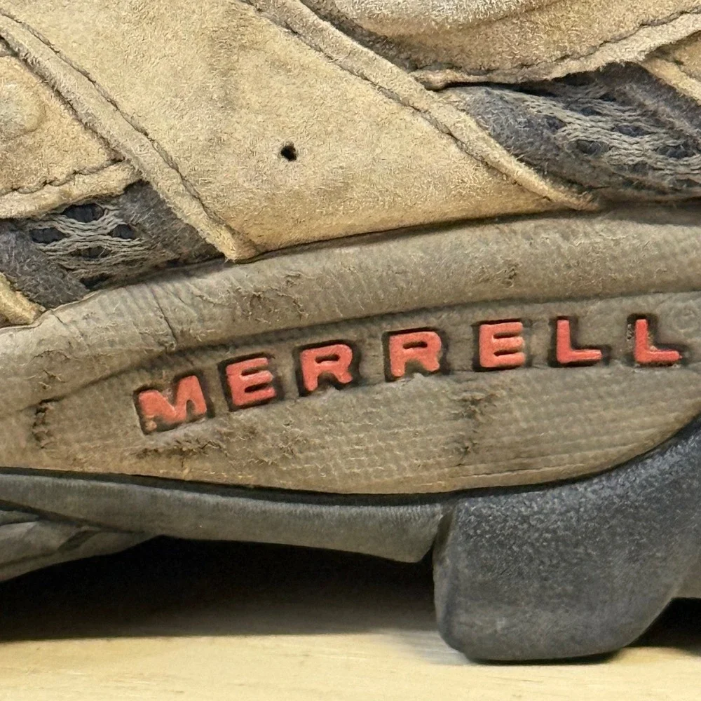 Merrell Moab 2 Mid Waterproof Hiking Boots Mens 10 Earth Brown J06053 Vibram